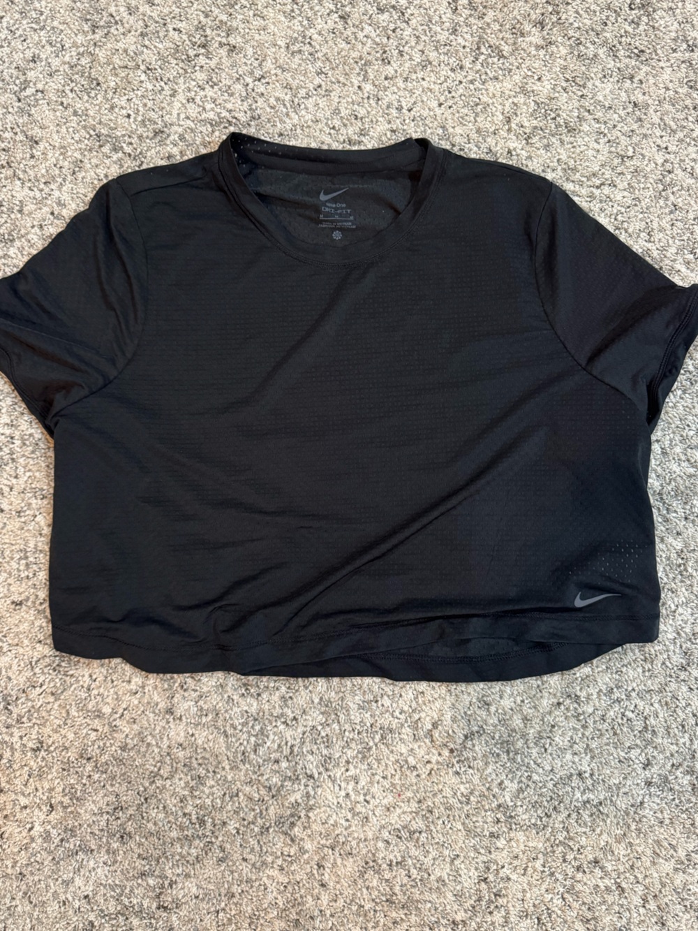 Nike Black Short Sleeve Performance Tee